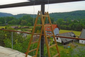 Pergola Latin 80 a Svislá markýza Screen Zip, realizace Bohemiaflex CS