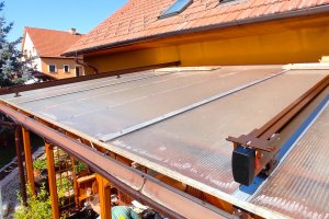 Terasová markýza Veranda Box, realizace Bohemiaflex CS