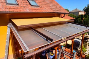 Terasová markýza Veranda Box, realizace Bohemiaflex CS