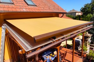 Terasová markýza Veranda Box, realizace Bohemiaflex CS