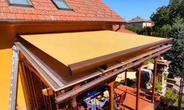 Terasová markýza Veranda Box, realizace Bohemiaflex CS