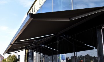 Kazetové markýzy Alandbox, Olomouc, realizace Bohemiaflex CS