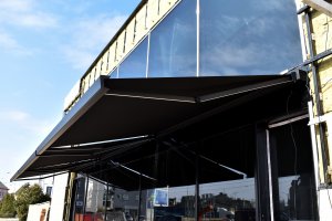 Kazetové markýzy Alandbox, Olomouc, realizace Bohemiaflex CS