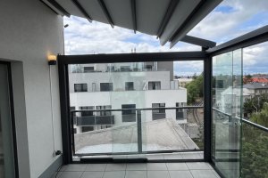 Pergola Linie + Posuvné skleněné stěny, realizace Bohemiaflex CS