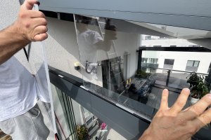 Pergola Linie + Posuvné skleněné stěny, realizace Bohemiaflex CS