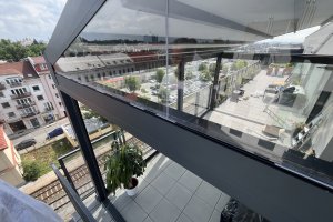 Pergola Linie + Posuvné skleněné stěny, realizace Bohemiaflex CS