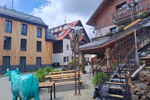 Markýzový přístřešek, Restaurace Šumava Inn, realizace Bohemiaflex CS