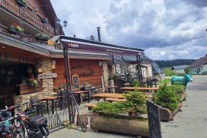 Markýzový přístřešek, Restaurace Šumava Inn, realizace Bohemiaflex CS