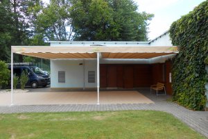 Pergola Latin 80, Domov pro seniory sv. Hedviky, Kravaře, realizace Bohemiaflex CS