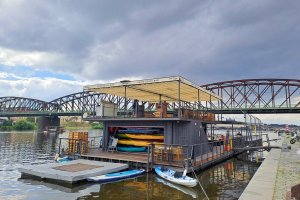 Pergola Latin 80, Kayak Beach Bar, Praha, realizace Bohemiaflex CS