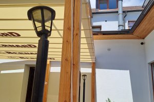 Pergola Latin 80, Restaurace Na Mlýnku, Humpolec, realizace Bohemiaflex CS