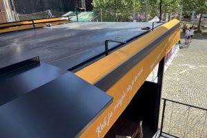 Markýzy Sirius, Beach Pro 2024 v Ostravě, realizace Bohemiaflex CS