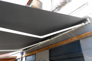 Markýzy Sirius, hospoda Bistro u krbu, realizace Bohemiaflex CS