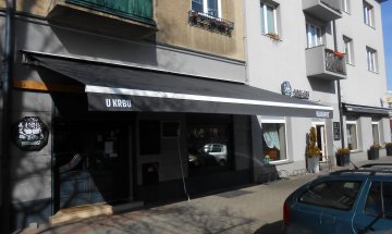Markýzy Sirius, hospoda Bistro u krbu, realizace Bohemiaflex CS