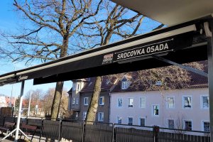 Markýzový přístřešek, Srdcovka Osada, Litvínov, realizace Bohemiaflex CS