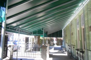 Ocelová konstrukce s PVC, RESTAURACE U PRIMŮ, BRNO, realizace Bohemiaflex CS