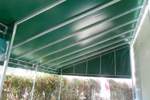 Ocelová konstrukce s PVC, RESTAURACE U PRIMŮ, BRNO, realizace Bohemiaflex CS