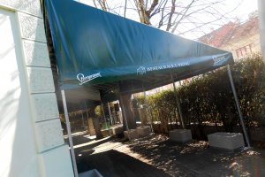 Ocelová konstrukce s PVC, RESTAURACE U PRIMŮ, BRNO, realizace Bohemiaflex CS