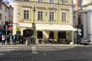 Markýzy Sirius, restaurace U Schnellů, Praha, realizace Bohemiaflex CS