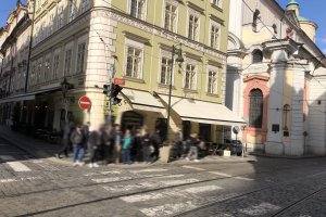 Markýzy Sirius, restaurace U Schnellů, Praha, realizace Bohemiaflex CS