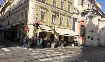 Markýzy Sirius, restaurace U Schnellů, Praha, realizace Bohemiaflex CS