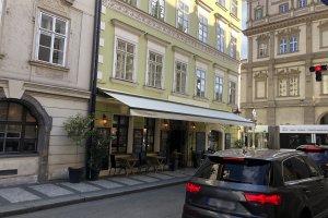 Markýzy Sirius, restaurace U Schnellů, Praha, realizace Bohemiaflex CS