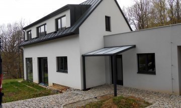 Pergola Piazza 2625x2300mm, RAL 7016, realizace Bohemiaflex CS