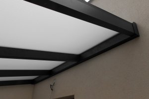 Pergola Piazza 2625x2300mm, RAL 7016, realizace Bohemiaflex CS