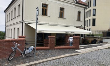 Markýza Sirius, Cafe Srdce v Mouce, Mladá Boleslav, realizace Bohemiaflex CS