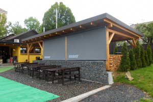 Markýza Sandra EXT, RAL 7016, realizace Bohemiaflex CS