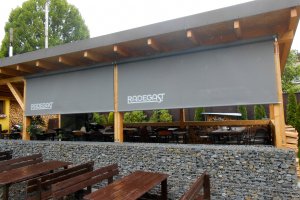Markýza Sandra EXT, RAL 7016, realizace Bohemiaflex CS