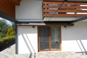 Pergola Cubolino, RAL 7016, rozměr 4590 x 4000 mm, realizace Bohemiaflex CS