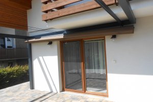 Pergola Cubolino, RAL 7016, rozměr 4590 x 4000 mm, realizace Bohemiaflex CS