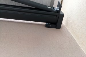 Kazetová markýza Alandbox, RAL 7016 antracitová, 4000 x 3500 mm, realizace Bohemiaflex CS