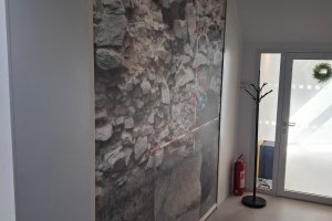 Svislá markýza Screen Zip 95, RAL 9010 bílá, muzeum Müllerův dům, Opava, realizace Bohemiaflex CS