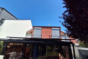 Climavelum Zip, markýza pro zimní zahradu, RAL 7016 antracit, rozměr: 5 235 mm x 4 600 mm, realizace Bohemiaflex CS