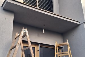 Pergola Piazza, 3 150 x 2 030 mm, RAL 7016 antracit, realizace Bohemiaflex CS